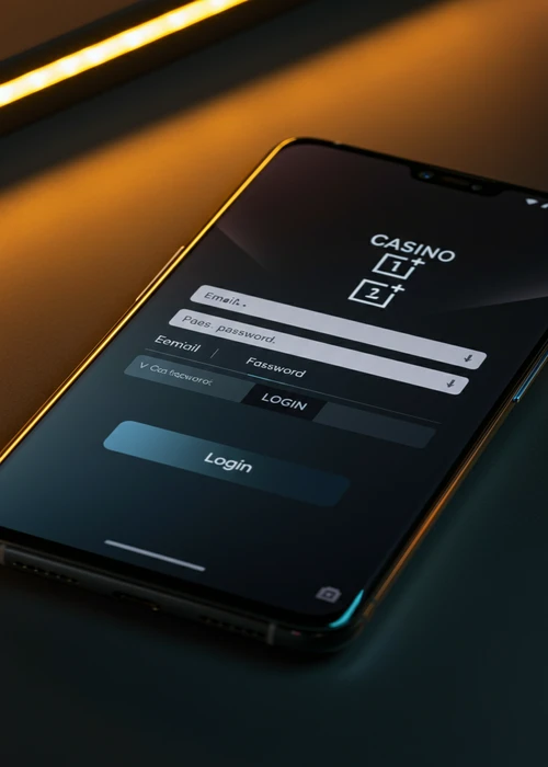 Modulo di login intuitivo del Vegasino Casino, con campi per email e password per un accesso rapido e sicuro alla piattaforma.